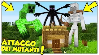 I MOB MUTANTI GIGANTI ATTACCANO LA NOSTRA CASA! - Minecraft ITA