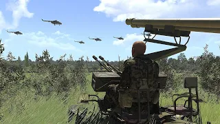 Ukrainian Deadly Fastest Missile System Hits Massive Russian KA-52 Strike Helicopters - ARMA3