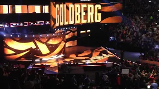 Goldberg’s entrance at Survivor series 2016