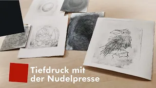 Tiefdruck mit der Nudelpresse