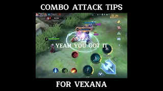Combo Attack Tips for Vexana, New Hero Revamp #mltips #vexana #mlbb #mobilelegends