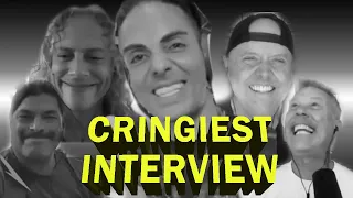 THE CRINGIEST INTERVIEW EVER FEAT. JOSE AND KIRK - METALLICA