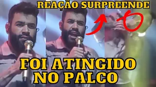 Gusttavo Lima é AT1NGIDO no PALCO por OBJETO jogado por FÃ e reação SURPREENDE ao VER o que era