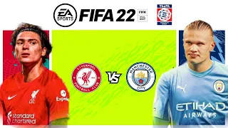 Liverpool vs Man City FA Community Shield 2022 FIFA 22 Ft NUNEZ HAALAND