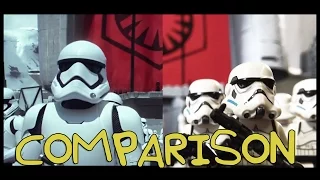 Star Wars: The Force Awakens Trailer- Homemade Side by Side Comparison