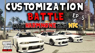 GTA V Customization Battle | Elegy Retro Custom (with @HarmNone and @gtanpc) EP. 5