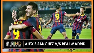 Alexis Sanchez humillando al Real Madrid