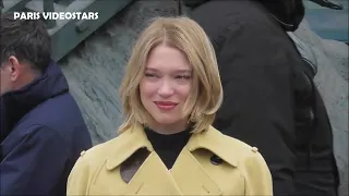 Léa Seydoux (James Bond Spectre - Mission Impossible) @ Paris Fashion Week 6 march 2023 show Vuitton