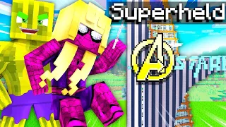 ISY & FLO SPIELEN 1 TAG als SUPERHELD?! - Minecraft ALLTAG