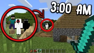 I found NULL, HEROBRINE & ENTITY 303 on this CREEPY Minecraft World at 3:00 AM...