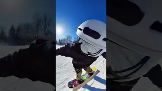 Snowboarding side hits #snowboard #shorts