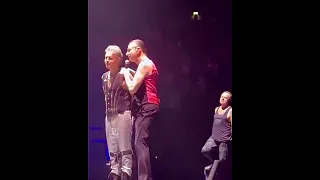 Depeche mode THE END Dave touching speech  Memento mori tour at Lanxess Arena Cologne 8th April 2024