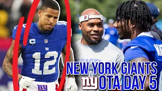 Darren Waller APPEARS! | New York Giants OTA Day 5 Recap