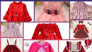 Top trendy Baby Girls Full Sleeves Winter Frocks Designs 2023|Baby GirlsFrocks|winter frock design