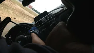 Horrific Car Crash At The Race Track [ BMW M4 Roll Over ]