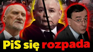 PiS się rozpada. Publikacja listy kogo ze "swoich" szpiegował Kaczyński plus spadające poparcie.