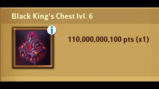 Opening Black King's lvl. 6 chest 110B clan reward - Dungeon Crusher