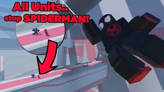 Running Away from THE SPIDER VERSE (Roblox)