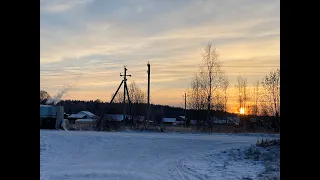 И мороз и дождь! Оладушки и домашний хлеб! Купили корыто! Жизнь простых людей #жизньвдеревне