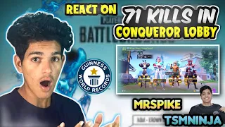 New World Record || 71 Kills In Conqueror Lobby ||@MrSpike @txninjajod @MortaLyt