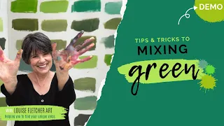 Painting Demo: How to Mix Amazing Greens