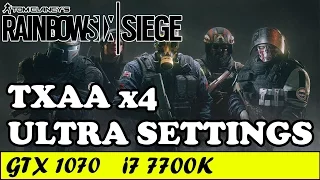 Rainbow Six Siege (Ultra) (TXAA x4) | GTX 1070 + i7 7700K [1080p 60fps]