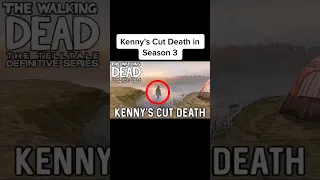 KENNY'S CUT DEATH IN THE WALKING DEAD #Shorts