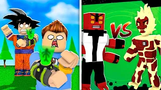 CONSEGUIMOS O OMNITRIX DO BEN 10 E VIRAMOS ALIENS NO ROBLOX!!