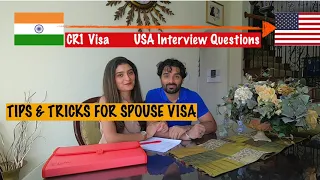 US CR1 Spouse Visa Interview Questions & Documentation || Tips for Interview Day