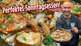 Schweinemedaillons in Champignon Rahmsauce - Westmünsterland BBQ