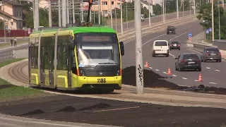 Трамвай "Електрон" - Львів. Сихів. Tram Lviv