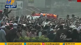 Huge turnout for TLP chief Khadim Rizvi's funeral at Lahore's Minar i Pakistan