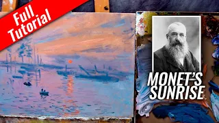 How to paint Like Monet | Sunrise Impression
