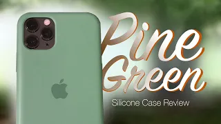 Apple PINE GREEN Silicone CASE REVIEW - iPhone 11 Pro (4K)