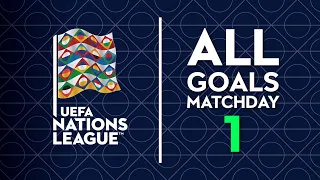 UEFA Nations League 2022/23. All goals matchday 1