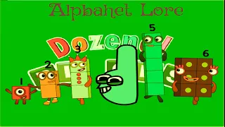 Dozenal Blocks Intro Song But Alphabet lore D instead of Number 4! Part2