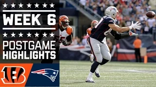 Bengals vs. Patriots | NFL Week 6 Game Highlights