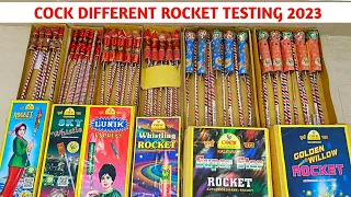 Testing Different Types of Cock Rocket 2023 | Testing Different Types of Rocket | Crackers Testing