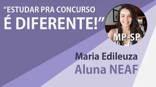 Entrevista com a Aluna Maria Edileuza | Aprovada no Concurso Oficial de Promotoria MPSP