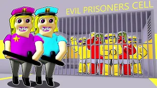 Escape POLICE GIRL PRISON Obby Run Roblox