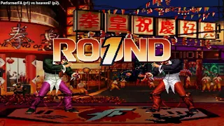 [FightCade King of Fighters '97] PerformerFA vs heavenl7