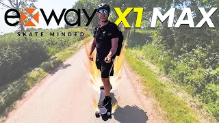 EXWAY X1 MAX - A PREMIUM Electric Skateboard Experience!