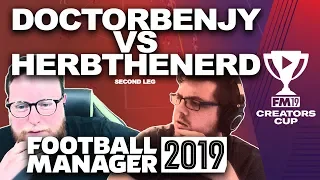 THE CREATORS CUP | VS HERB THE NERD | SEMI FINAL FOOTBALL MANAGER 2019