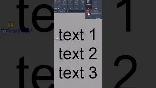 #autocad _ 7 Blocks | Simple dynamic block for 3Texts