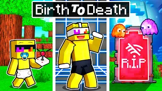 BIRTH to DEATH Of A GAMER in Minecraft!