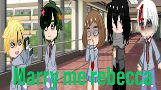 ~ marry me rebecca ~ tododeku ~ kirikami ~ please give me ideas ~