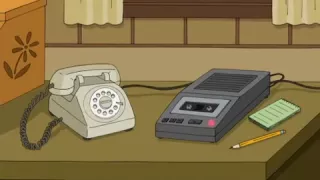 I'm Glad You Called Family Guy - 612 - Long John Peter mid-eighties novelty answering machine