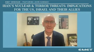 Iran's Nuclear & Terror Threats: Implications for the US, Israel and Their Allies