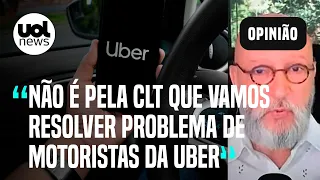 Josias: Valorização de motoristas da Uber não passa pela CLT; não resolveria o problema