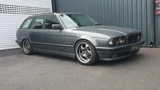 AA Silencers #caroftheweek BMW E34 touring Aug 2020